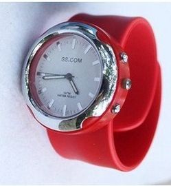 লাল / বাচ্চাদের জন্য হলুদ সিলিকন wristband ওয়াচ, ডিজিটাল LED মিরর ই এম