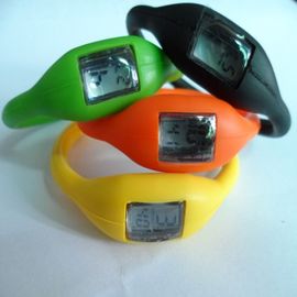 নরনারীনির্বিশেষে পরিধেয় সিলিকন wristband ওয়াচ, স্পোর্টস রাবার জেলি আয়ন ওয়াটারপ্রুফ ব্রেসলেট হাতঘড়ি