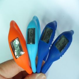 সাদা / নীল সিলিকন wristband ওয়াচ, স্পোর্টস কোয়ার্টজ হাতঘড়ি নিয়মিত সময় গাঁইট সঙ্গে