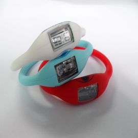 100% ইকো-বন্ধুত্বপূর্ণ সিলিকন wristband ওয়াচ, anion নেতিবাচক আয়ন স্পোর্টস কব্জি সাতাঁরের ওয়াচ