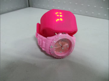 দৈনিক ওয়াটারপ্রুফ সিলিকন wristband ওয়াচ, ইসলাম নেতৃত্বাধীন টাচ স্ক্রিন ওয়াচ, ই এম