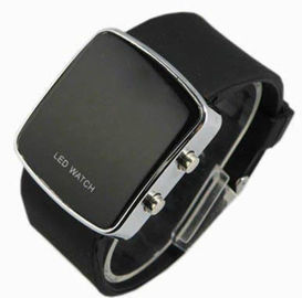 এলইডি সিলিকন wristband ওয়াচ কালো ক্লাসিক নৈমিত্তিক স্পোর্ট স্ট্যাইল সিলিকন ব্যান্ড