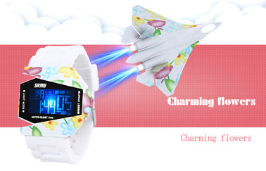 Multifunction ডিজিটাল ওয়াচ নরনারীনির্বিশেষে পরিধেয় এল Backlight 3 এটিএম সেনাবাহিনী ঘড়ি