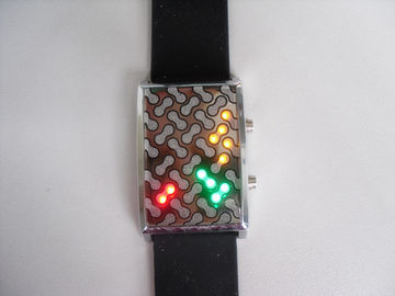 নরম নিজস্ব নেতৃত্বাধীন সিলিকন wristband ওয়াচ ওয়াটারপ্রুফ এন্টি মলিন