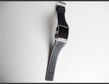 স্পোর্টস নরম নিজস্ব সিলিকন wristband ওয়াচ, হোয়াইট চাবুক ঘড়ি