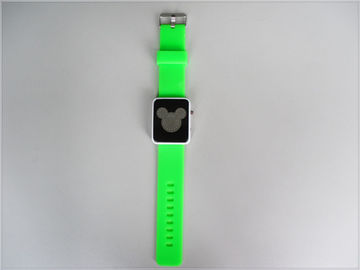 সবুজ সিলিকন wristband ওয়াচ ওয়াটারপ্রুফ, ডিজিটাল Mickey মাউস Watchs