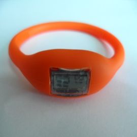নমনীয় সিলিকন wristband ওয়াচ