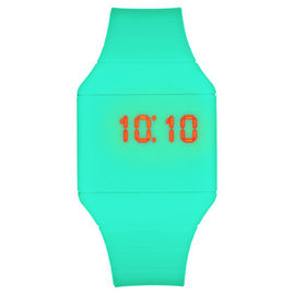 ওয়াটারপ্রুফ স্পোর্টস সিলিকন wristband ওয়াচ, টাচ স্ক্রিন Led ওয়াচ