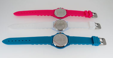কিশোর লাল গোলাপ সিলিকন wristband ওয়াচ ছোট বৃত্তাকার ফেস প্রোমোশন ওয়াচ গার্লস জন্য