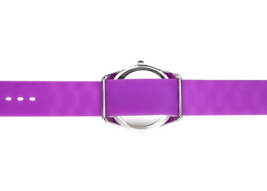 জেলি ডায়মন্ড লেডি সিলিকন wristband ঘড়ি ওয়াটারপ্রুফ, Hermosa পিঙ্ক চাবুক